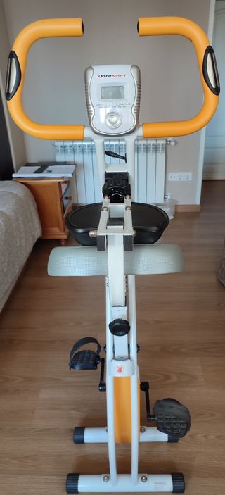 Bicicleta estática plegable