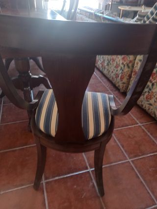 Sillería 6 sillas 2 sillones