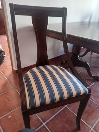 Sillería 6 sillas 2 sillones