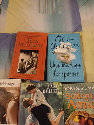 Lotto 5 libri romantici