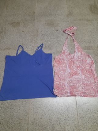2 camisetas tirantes