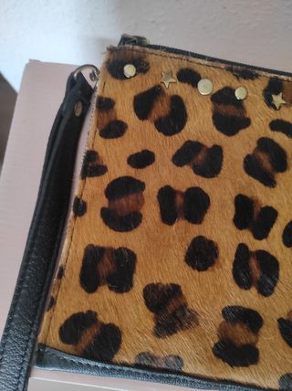 Bolso cartera piel