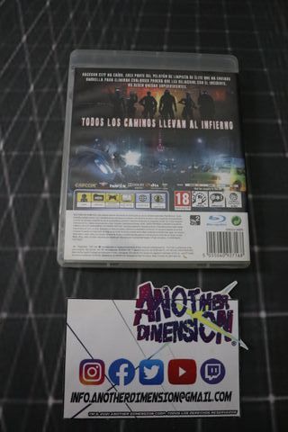 RESIDENT EVIL RACCOON PS3 COMPLETO