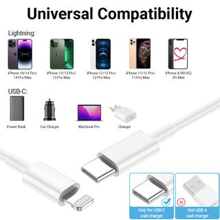 Cable Tipo-C a Lightning 2 metros