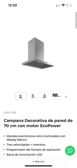 Campana Extractora 70cm