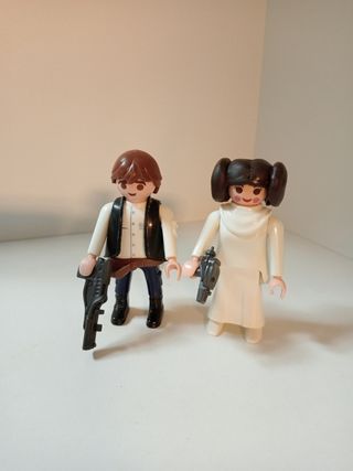 Princesa Leia y Han Solo Playmobil