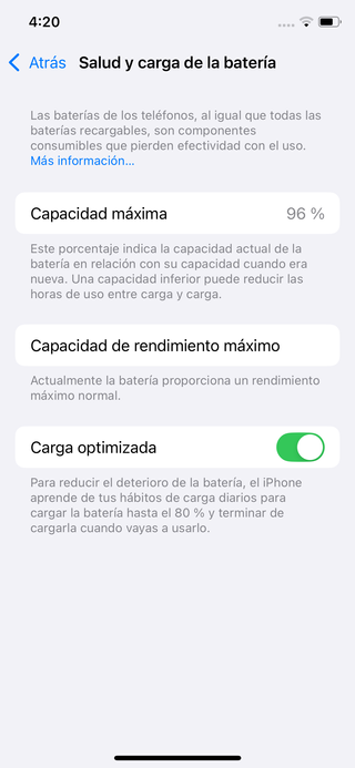 iPhone XS - 256 GB - Gris Espacial