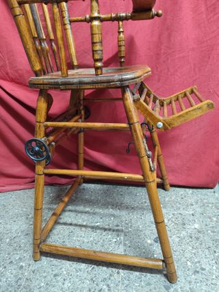ANTIGUA TRONA O SILLA PARA NIÑO PRINCIPIOS S. XIX