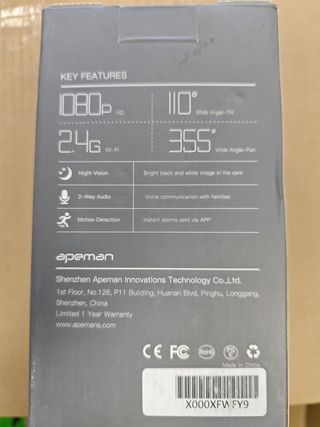 APEMAN ID75 WiFi Camera 1080P #XFWFY9