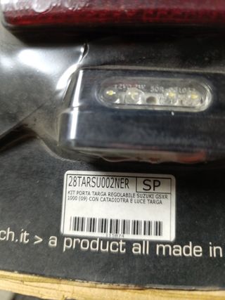 Suzuki Gsxr 1000 portamatriculas