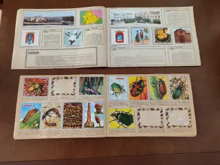 Lote 2 album Zoología Bot España Foto Cromos