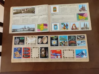 Lote 2 album Zoología Bot España Foto Cromos