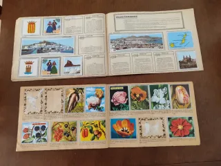 Lote 2 album Zoología Bot España Foto Cromos