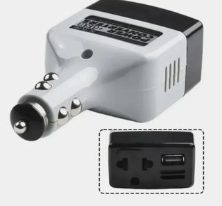 Adaptador INVERSOR de Coche de 12v-24v a 220v 10W