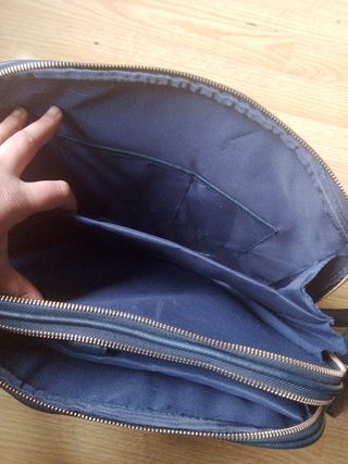 Bolso grande de piel