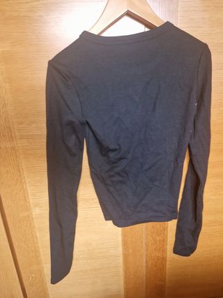Camiseta básica Zara de manga larga