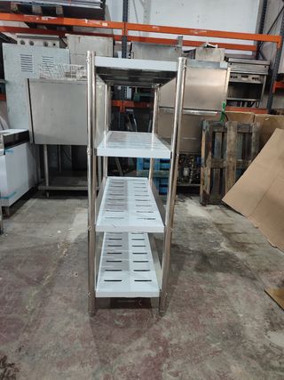ESTANTERÍA NUEVA ACERO INOX 1,2M