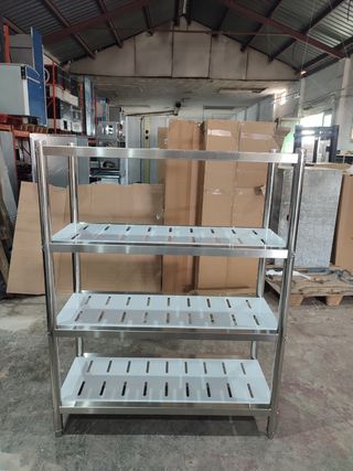 ESTANTERÍA NUEVA ACERO INOX 1,2M