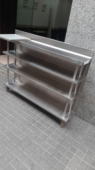 631213000 mueble estanteria de acero inoc