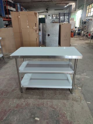 MESA ACERO INOX 1,2M