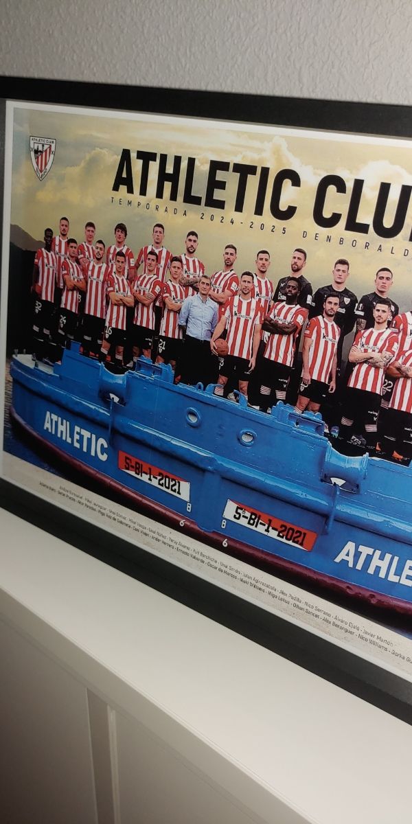 CUADRO ATHLETIC CLUB BILBAO CAMPEÓN