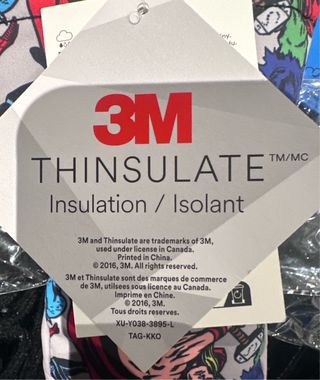 Guantes esquiar esqui nieve niño superheroes nuevo