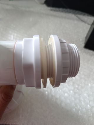 Rebosadero acuario Zetreef y conector 