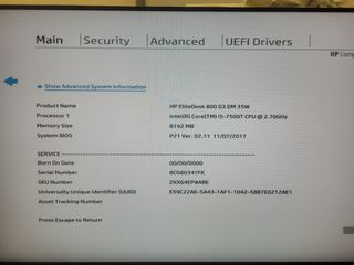 Mini pc HP