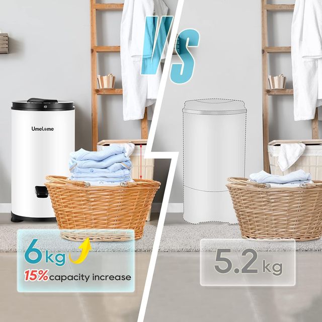 Umelome Secador de centrifugado de 6 kg, Secadores