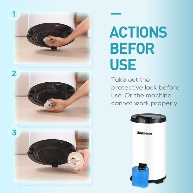 Umelome Secador de centrifugado de 6 kg, Secadores