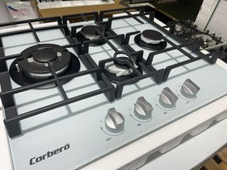 PLACA CRISTAL GAS CORBERO BLANCA 