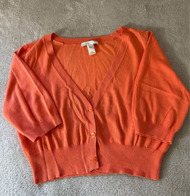 Torera coral de Mango equivale a XS