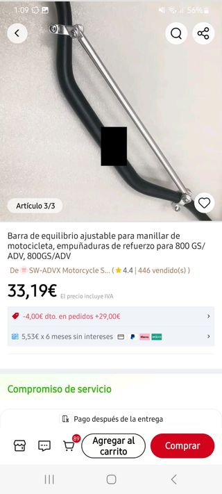 Accesorios BMW R 1200 GS ADV 2012