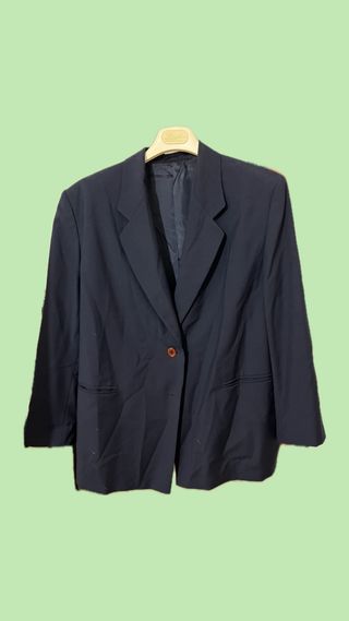 Blazer blu notte oversize