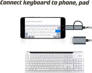 Adaptador Tipo c/Micro USB 2 EN 1 OTG