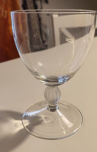 8 bicchieri di cristallo Saint Jacques