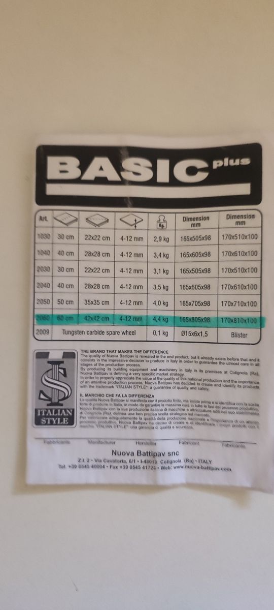 Maquina cortar azulejos manual