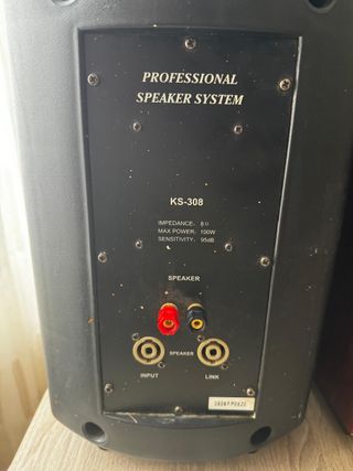 3 Altavoces Bosé 301 de 120-150W + Amplifi P75D