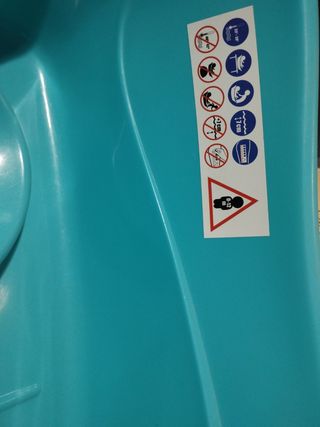 Vaschetta neonato bimbo in plastica 