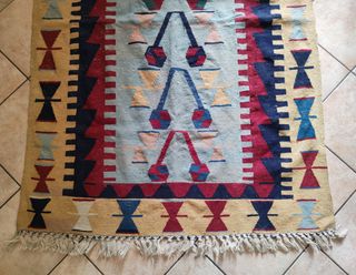 Tappeto kilim vintage tunisino