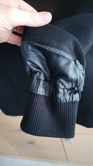 Cappotto corto nero da uomo 