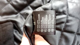 Cappotto corto nero da uomo 