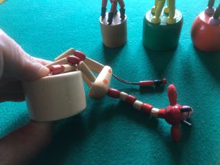 Lotto animaletti snodabili  in legno