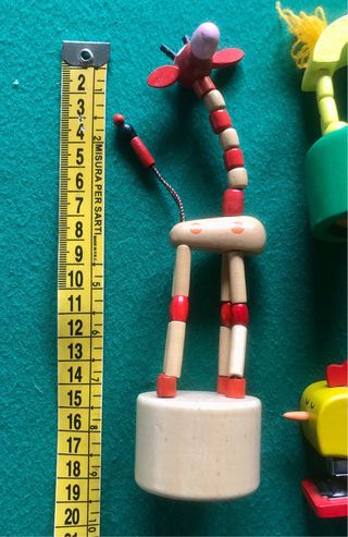 Lotto animaletti snodabili  in legno