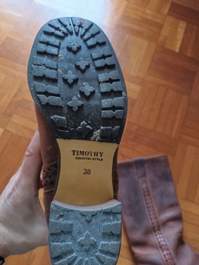 Botas camperas de mujer Timothy, talla 38 