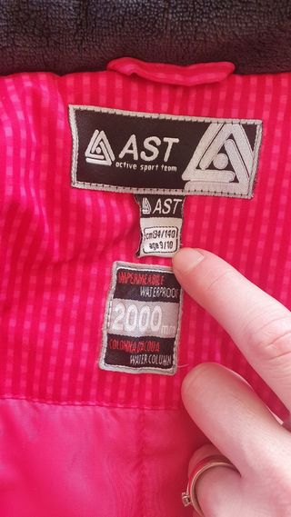 Giubbino neve bambina