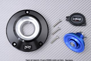 Tapón del depósito 1/4 para HONDA vuelta con llave