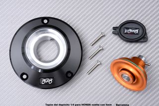 Tapón del depósito 1/4 para HONDA vuelta con llave