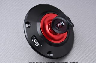 Tapón del depósito 1/4 para HONDA vuelta con llave