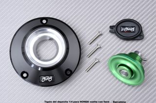 Tapón del depósito 1/4 para HONDA vuelta con llave